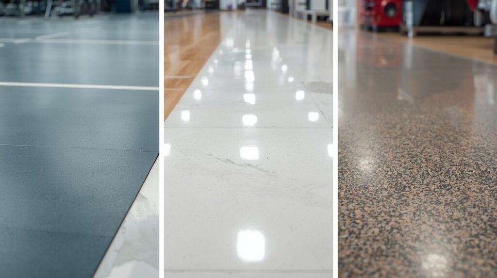 commercial floor coatings for gyms, retail spaces, auto shops in Las Vegas