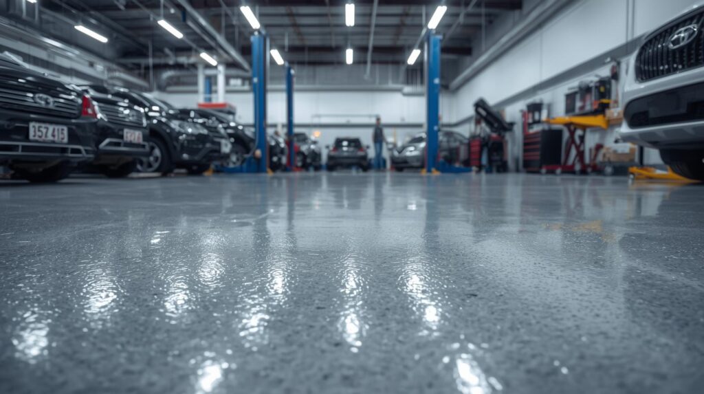 Commercial Floor Coatings for Auto Shops in Las Vegas